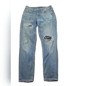 Silver jeans skinny distressed jeans